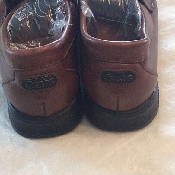 Men’s brown leather loafers in 10M by DEXTER main image 12